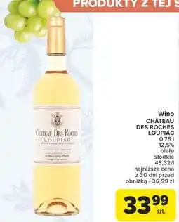 Carrefour Wino Loupiac Chateau Des Roches oferta