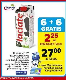 Carrefour Mleko 3.2% Łaciate oferta