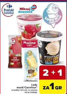 Carrefour Sorbet malinowy Carrefour Extra oferta