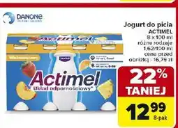 Carrefour Jogurt wieloowocowy Danone Actimel oferta