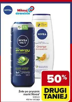 Carrefour Żel pod prysznic orange & avocado oil Nivea oferta