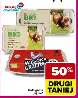Carrefour Jaja bio Ferma Wysoka Grzęda oferta