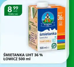 Eurocash Cash & Carry Smietanka UHT 36% Lowicz oferta