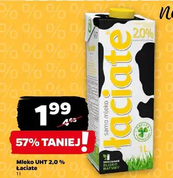 Netto Mleko UHT 2,0% Łaciate oferta