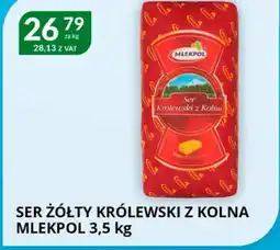 Eurocash Cash & Carry Ser żółty Królewski z Kolna Mlekpol oferta