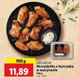 Lidl Skrzydełka z kurczaka w marynacie Grill&Fun oferta