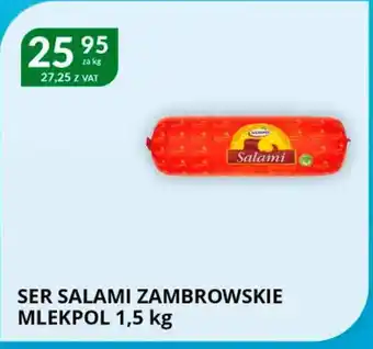 Eurocash Cash & Carry Ser Salami Zambrowskie Mlekpol oferta
