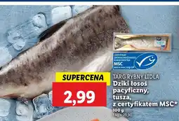 Lidl Łosoś dziki pacyficzny tusza Targ Rybny Lidla oferta