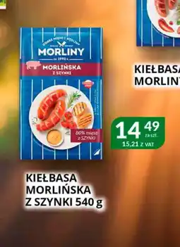 Eurocash Cash & Carry Kiełbasa Morlińska z szynki oferta