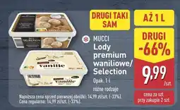 ALDI Lody premium waniliowe Selection MUCCI oferta