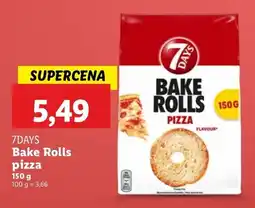 Lidl Przekąski 7Days Bake Rolls pizza oferta