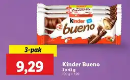 Lidl Wafelek Kinder Bueno oferta