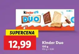 Lidl Wafelek Kinder Duo oferta