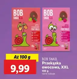 Lidl Przekąska owocowa Bob Snail XXL oferta