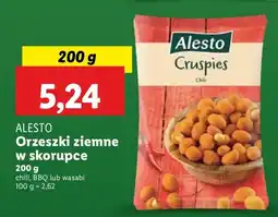 Lidl Orzeszki ziemne w skorupce Alesto oferta