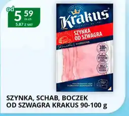Eurocash Cash & Carry Szynka, schab, boczek od szwagra Krakus oferta