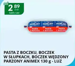 Eurocash Cash & Carry Pasta z boczku, boczek w słupkach, boczek wędzony parzony Animex oferta