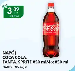 Eurocash Cash & Carry Napój Coca Cola, Fanta, Sprite oferta
