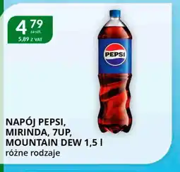 Eurocash Cash & Carry Napój Pepsi, Mirinda, 7up, Mountain Dew oferta