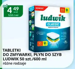 Eurocash Cash & Carry Tabletki do zmywarki, płyn do szyb Ludwik oferta