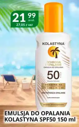 Eurocash Cash & Carry Emulsja do opalania Kolastyna SPF50 oferta