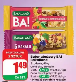 Dino Baton BA! Bakalland żurawina i pomarańcza oferta