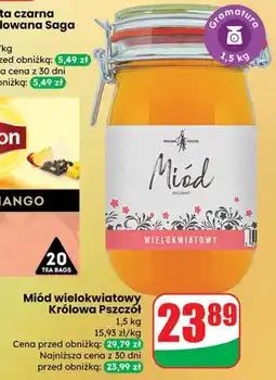 Dino Miód wielokwiatowy Królowa Pszczół 1,5 kg oferta