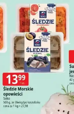 E.Leclerc Sledzie Morskie opowieści oferta
