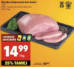 Delikatesy Centrum Szynka wieprzowa bez kości Delikatesy Centrum oferta