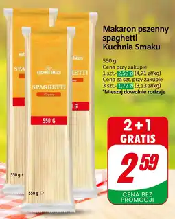 Dino Makaron pszenny spaghetti Kuchnia Smaku oferta