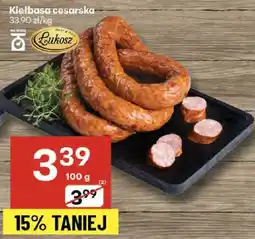 Delikatesy Centrum Kiełbasa cesarska Łukosz oferta