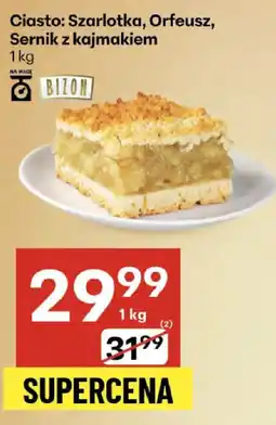Delikatesy Centrum Ciasto Sernik z kajmakiem Bizon oferta