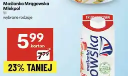 Delikatesy Centrum Maślanka mrągowska Mlekpol oferta