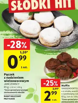 Intermarche Pączek z nadzieniem wieloowocowym oferta