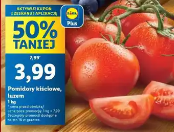 Lidl Pomidory kiściowe, luzem oferta