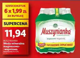 Lidl MUSZYNIANKA Woda mineralna magnezowo- -wapniowa oferta