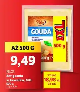 Lidl PILOS Ser gouda w kawałku, XXL oferta