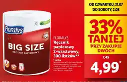 Lidl Floraly's Ręcznik papierowy 2-warstwowy, 300 listków oferta