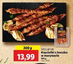 Lidl GRILL&FUN Kręciotki z boczku w marynacie oferta