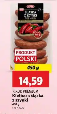 Lidl PIKOK PREMIUM Kiełbasa śląska z szynki oferta