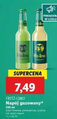 Lidl FRITZ-LIMO Napój gazowany oferta