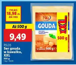 Lidl PILOS Ser gouda w kawałku, XXL oferta