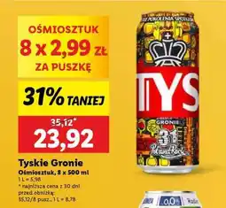 Lidl Tyskie Gronie oferta