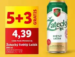 Lidl Žatecký Světlý Ležák oferta