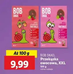 Lidl BOB SNAIL Przekąska owocowa, XXL oferta