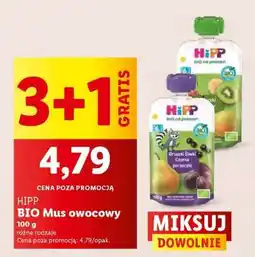 Lidl HIPP BIO mus owocowy oferta