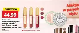 Lidl BOURJOIS Pomadka w płynie Rouge Velvet lub puder sypki Poudre de Riz de Java oferta