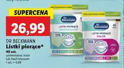 Lidl DR. BECKMANN Listki piorące oferta