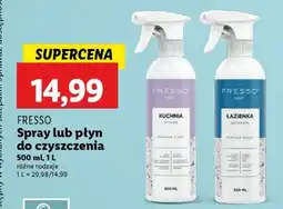 Lidl FRESSO Spray lub płyn do czyszczenia oferta