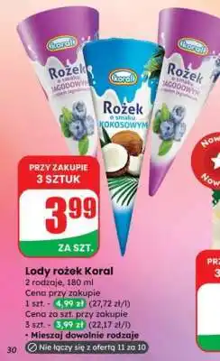 Dino Rożek o smaku kokosowym oferta